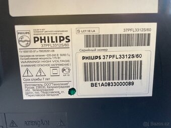 Prodám LCD televize Philips 37PFL3312S/60 - 2