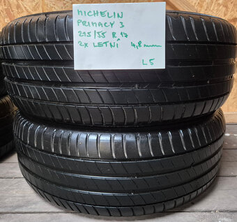 výprodej Michelin Primacy 3, 215/55 R 17, 4,8 mm - 2