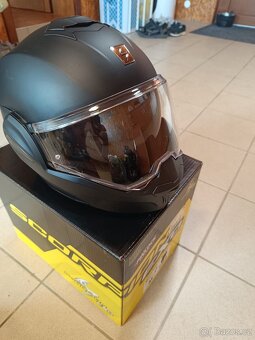 Motocyklová přilba Scorpion EXO -TECH EVO solid černá - 2