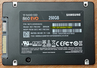 Samsung 860 EVO - 2,5" - SATA - 250GB - 2
