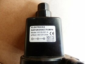 Elektrická nafukovací pumpa DC12V/20W - 2