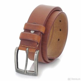 Pánský kožený opasek M4021 o šířce 4 cm - 2