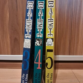 Manga Death Note díly 3,4,5 - 2