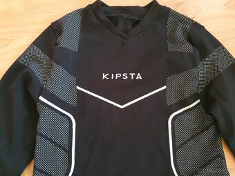 Termoprádlo tričko kipsta v.128/134 černé decathlon - 2