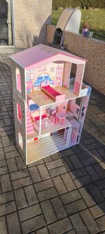 Woody XXL domeček pro panenky Barbie s výtahem - 2
