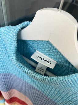 Bavlněný barevný pletený svetr od Monki - 2