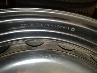 Plechový disk Alcar 6,5x15 5x98 Fiat Peugeot KFZ 9375 - 2