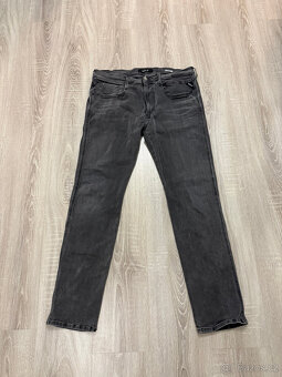 REPLAY-ANBASS PÁNSKÉ SLIM DŽÍNY-JEANS SKINNY W 36 STREČOVÉ - 2