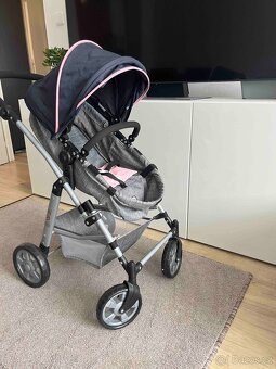 Kočárek na panenku zn. Chic - téměř nový - 2