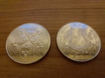 Nová mince pro štěstí šťastie Glück luck szerencse szczęście - 2