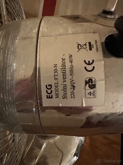 Větrák nerez ECG - 2