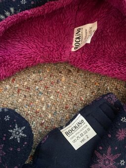 Zimní set - čepice, nákrčník, rukavice - 2