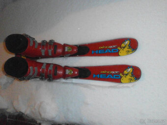 DĚTSKÉ LYŽE 90 cm + boty 33 - 2