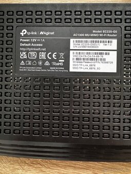 Prodám Wi-Fi Router TP-LINK EC225-G5 - 2