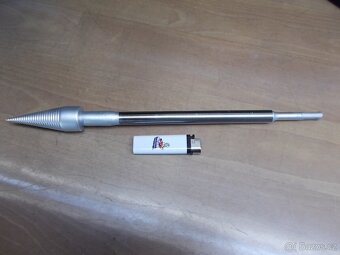 Štípačka na dřevo do vrtačky, úchyt SDS-Plus, štípací trn - 2