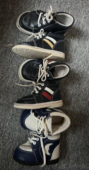 Kožené retro botičky. - 2