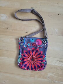 Kabelka s květy - žebradlo - 2