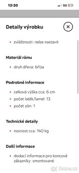 Rošt laťkový 2x - 2