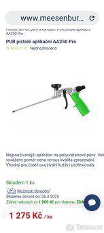 Nízkoexpanzní pěna - 2