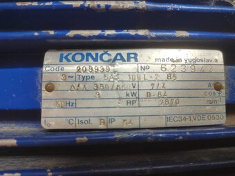 Přírubový elektromotor 3 Kw - 2