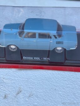 Kovový model Škoda 100L – měřítko 1:43 (1974) - 2