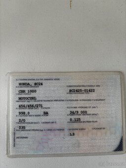 Hodna cbr 1000f dual - 2