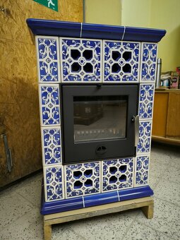 Kachlová krbová kamna Jasmína - 9 kW - 2
