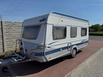 Fendt Saphir 2006 se stanem a výklopným nosičem kol THULE - 2
