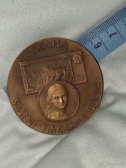 Medaile STÁTNÍ TISKÁRNA CENIN PRAHA - 2