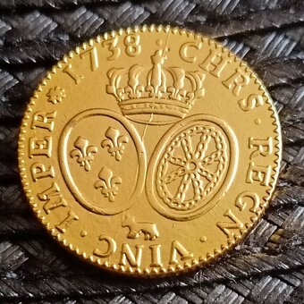 1 Louis d'or - Francie,Ludvík XV. r.1738(kopie) - 2
