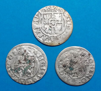 Stříbrné mince 17. stol. Zikmund III. Vasa - 2