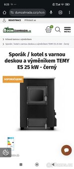 Krbová kamna s výměníkem - 2