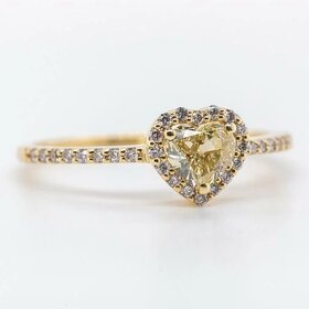 Krásný 14K prsten s diamanty 0,59ct - certifikát AIG - 2