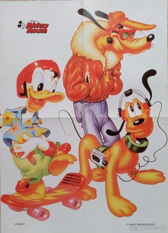 Walt Disney - plakáty Kačer Donald a Mickey Mouse - 2
