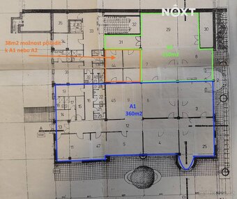 Pronájem komerční Obchodní prostory, 360㎡ - 2