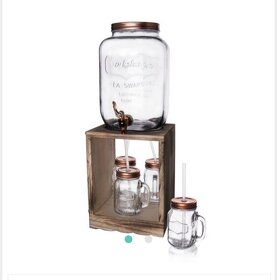 Zásobník 8,8 L, se sklenicemi a stojánkem - 2