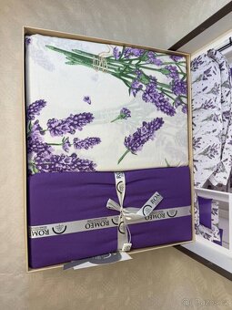 Celá sada s prostěradlem levandule - 2