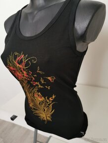 Dámský černý top - Vel. S-S/M - 2
