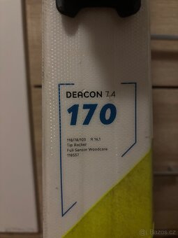 Sjezdové lyže Völki 170cm + hůlky 135cm - 2