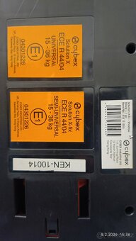 Autosedačka Cybex solution x fix 15-36kg - 2