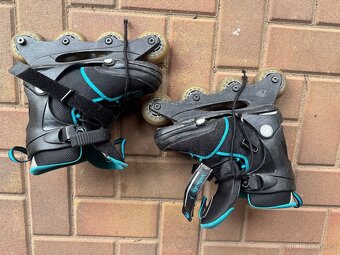 Prodám rostoucí kolečkové brusle. - 2