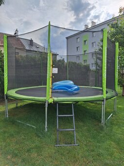 TRAMPOLÍNA MASTER 426 CM - SET (TRAMPOLÍNA + OCHRANNÁ SÍŤ + - 2