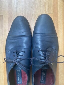 Elegantní kožené pánske boty LASOCKI vel. 43 - 2