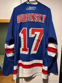 New York Rangers NHL hokejový dres Dubinsky L 17 - 2