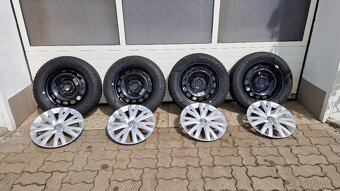 Zimní kola 5x112 205/55R16 dezén ca 7 mm - 2