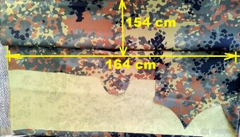 Maskování Bundeswehru – Flecktarn látka metráž - 2