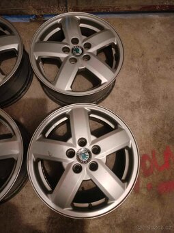 4ks alu Škoda 5x100 r15 - 2
