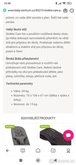 Přebalovací pult stokke - 2