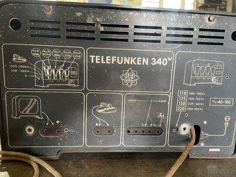 Art Deco rádio Telefunken - 2