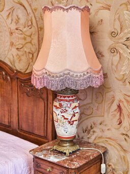 Párové stolní lampy Satsuma z období Meidži – výška 63 cm - 2